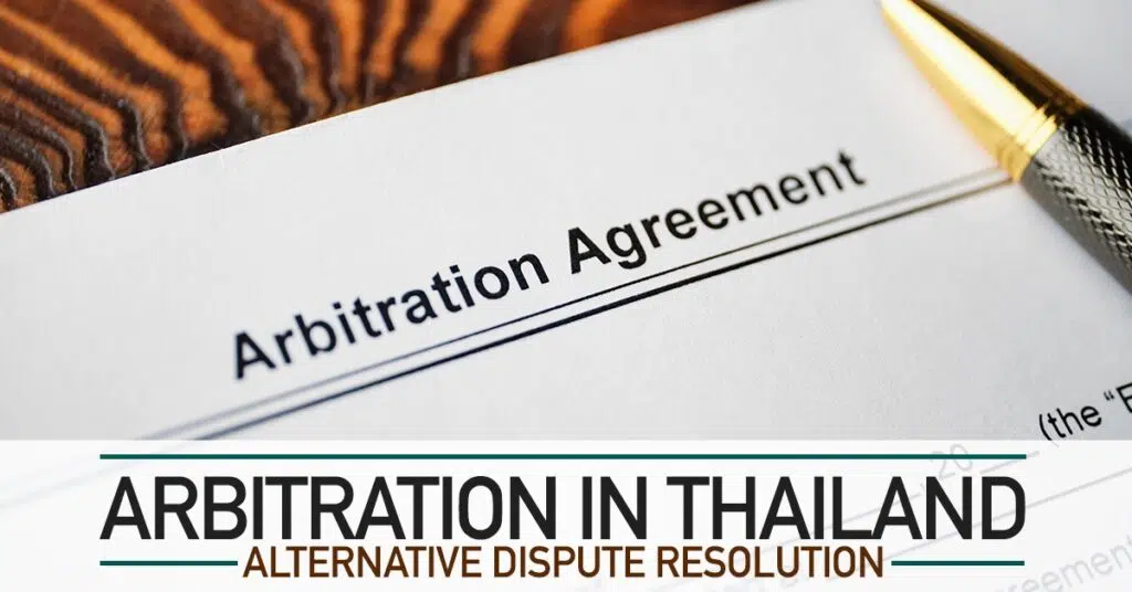 Arbitration in Thailand