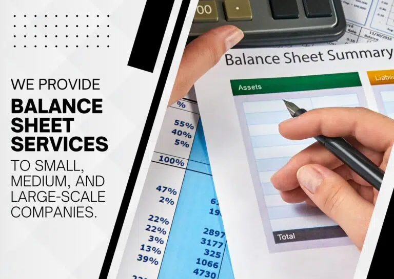 We provide Balance Sheet Services to small, medium, and large-scale companies in Thailand.