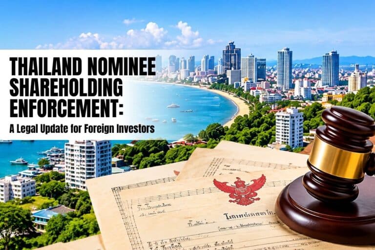 Thailand Nominee Shareholding Enforcement Legal Update